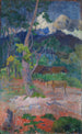 pejzaż z koniem - Paul Gauguin — widok dzieła