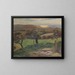 Les Champs au bord de la mer - Paul Gauguin — oprawiony obraz na ścianie