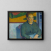 Madame Roulin - Paul Gauguin — oprawiony obraz na ścianie