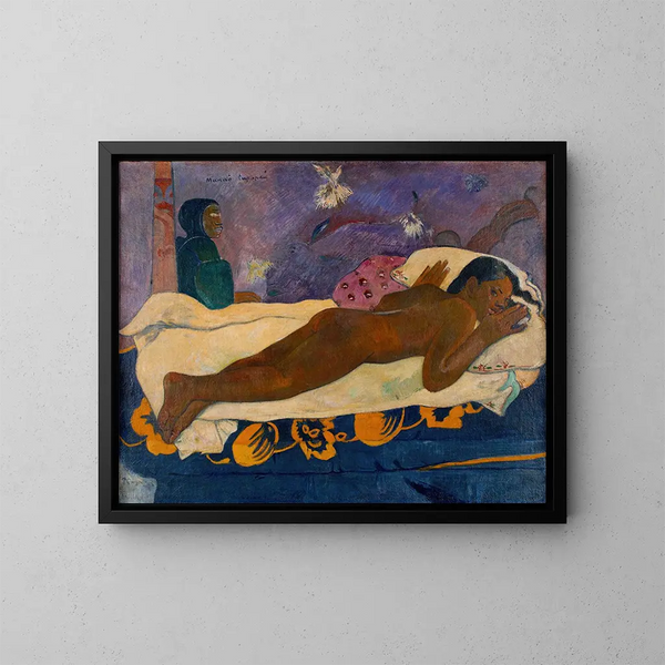 Dusza przodków - Paul Gauguin — oprawiony obraz na ścianie