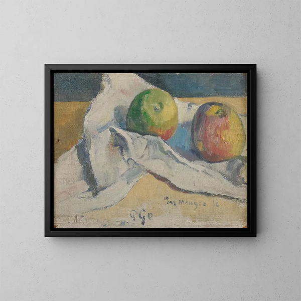 Martwa natura z jabłkami - Paul Gauguin — oprawiony obraz na ścianie