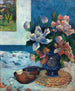 Martwa natura z piwoniami z Chin i mandoliną - Paul Gauguin — widok dzieła