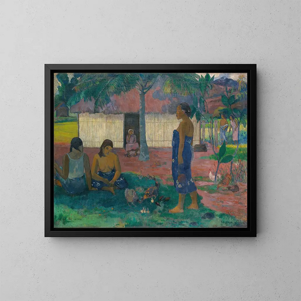 Dlaczego jesteś zły? - Paul Gauguin — oprawiony obraz na ścianie