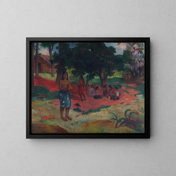 Mots chuchotés Parau Parau - Paul Gauguin — oprawiony obraz na ścianie