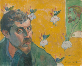 Autoportret z portretem Bernarda "Les Misérables" - Paul Gauguin — widok dzieła