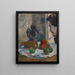 Martwa natura z profilem Lava - Paul Gauguin — oprawiony obraz na ścianie