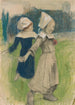 Studium dla Bretonek tańczących w Pont-Aven - Paul Gauguin — widok dzieła