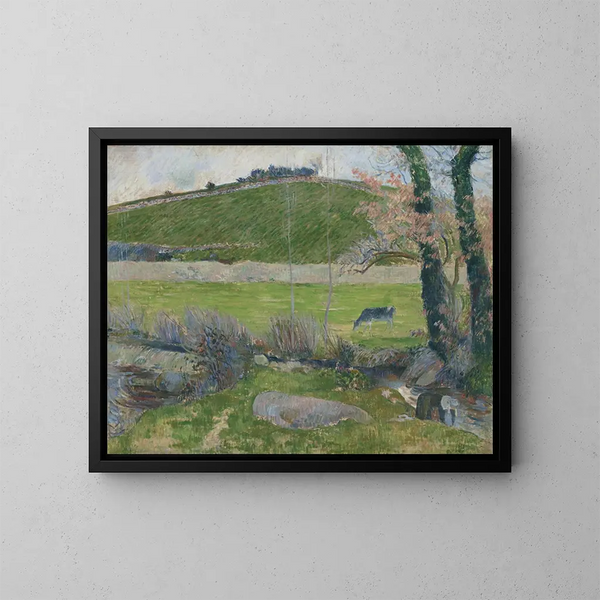 na temat Awen powyżej Pont-Aven - Paul Gauguin — oprawiony obraz na ścianie