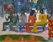 Le marché - Paul Gauguin — widok dzieła