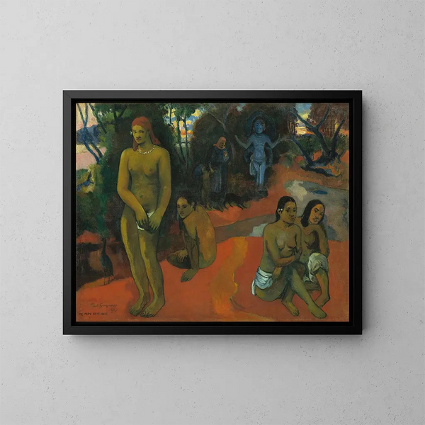 Les Eaux Délectables de Te Pape Nave Nave - Paul Gauguin — oprawiony obraz na ścianie