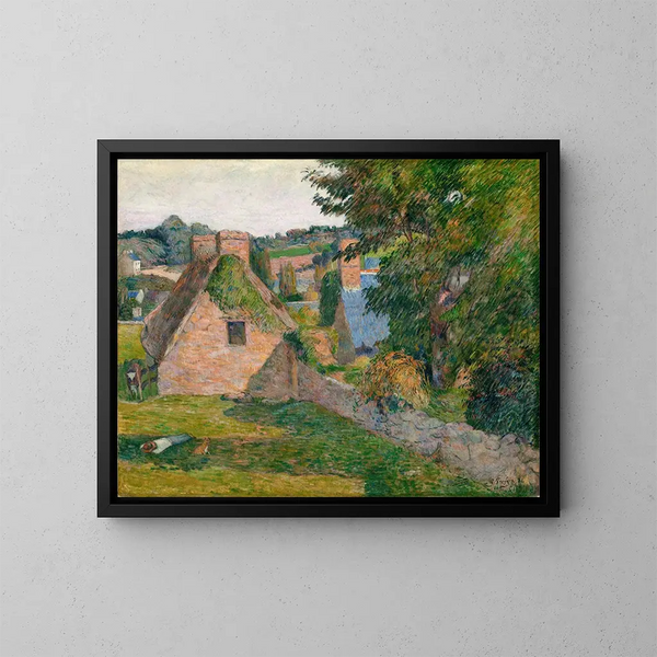 Le champ de DeroutLollichon - Paul Gauguin — oprawiony obraz na ścianie