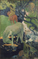 Biały koń - Paul Gauguin — widok dzieła