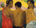 Trzy Tahitanki - Paul Gauguin — widok dzieła