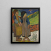 Dwie Bretoanki nad morzem - Paul Gauguin — oprawiony obraz na ścianie