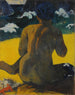 Kobieta na plaży Kobieta na plaży - Paul Gauguin — widok dzieła