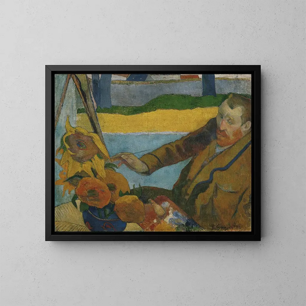Słoneczników - Paul Gauguin — oprawiony obraz na ścianie