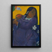 Kobieta z mango - Paul Gauguin — oprawiony obraz na ścianie