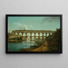 Widok na most Pont du Gard - Paul Grégoire — oprawiony obraz na ścianie
