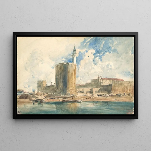 Paul Huet - La Tour de Constance AiguesMortes.webp