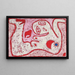 Kobieta dla bogów - Paul Klee — oprawiony obraz na ścianie
