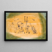 Trio abstrakcyjny - Paul Klee — oprawiony obraz na ścianie