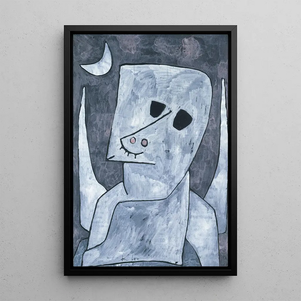 Kandydat anioł - Paul Klee — oprawiony obraz na ścianie