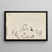 Plage animée - Paul Klee — oprawiony obraz na ścianie