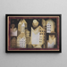 Miasto zimne - Paul Klee — oprawiony obraz na ścianie