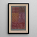 Kurtyna - Paul Klee — oprawiony obraz na ścianie