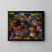 głęboki patos - Paul Klee — oprawiony obraz na ścianie