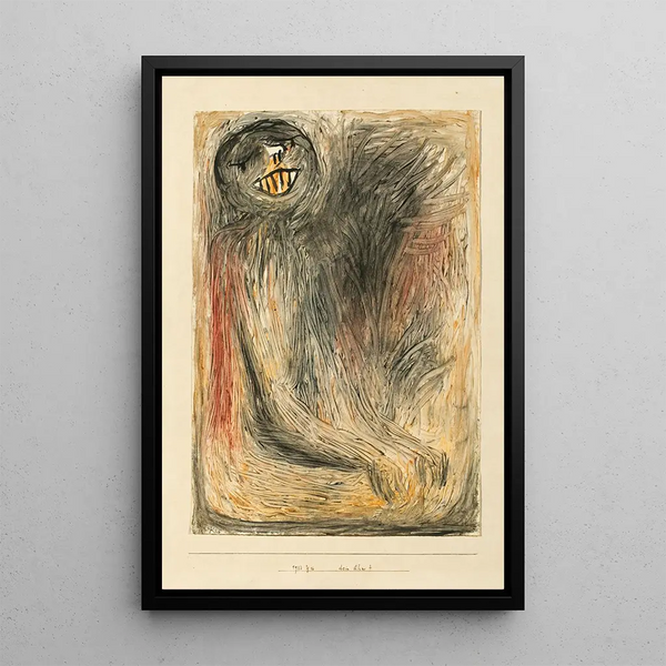 Twój przodek - Paul Klee — oprawiony obraz na ścianie