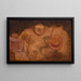 Wąż na drabinie - Paul Klee — oprawiony obraz na ścianie