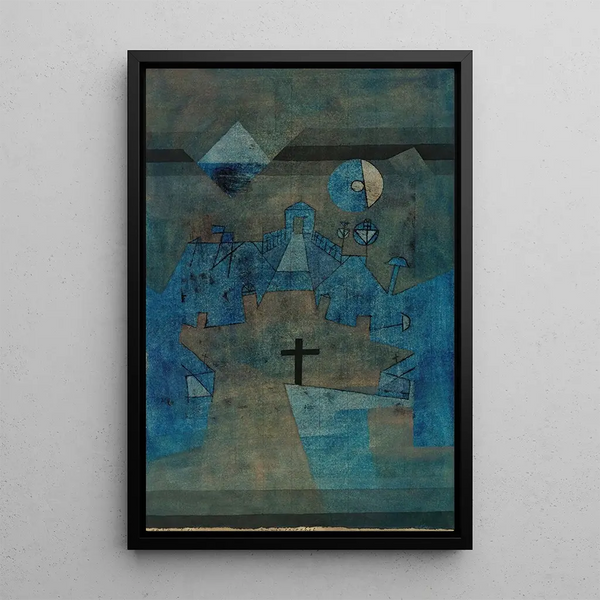 Cmentarz wydm - Paul Klee — oprawiony obraz na ścianie