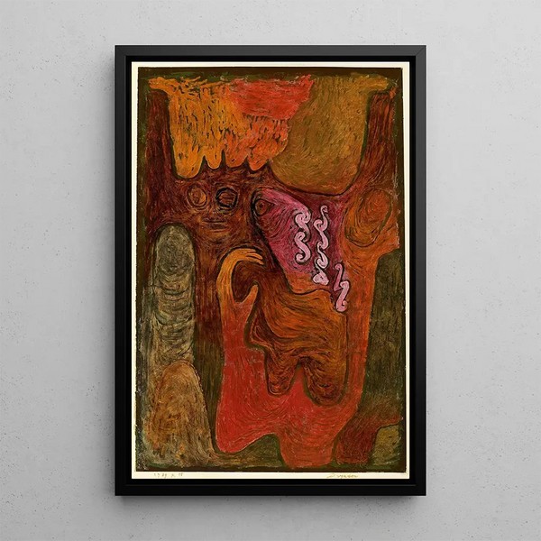Dryades - Paul Klee — oprawiony obraz na ścianie