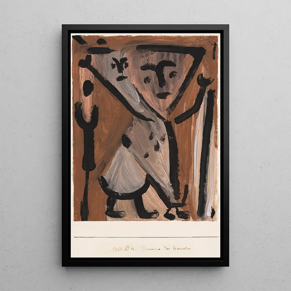 Duettino des Passants - Paul Klee — oprawiony obraz na ścianie