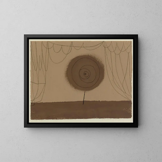 Jedno kwiatowe zjawisko - Paul Klee — oprawiony obraz na ścianie