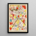 Pamiątkowy E - Paul Klee — oprawiony obraz na ścianie