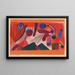 Trujące jagody - Paul Klee — oprawiony obraz na ścianie