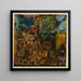 Miasto grobów - Paul Klee — oprawiony obraz na ścianie