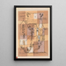 scena Hoffmannowska - Paul Klee — oprawiony obraz na ścianie