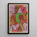Indyjski - Paul Klee — oprawiony obraz na ścianie