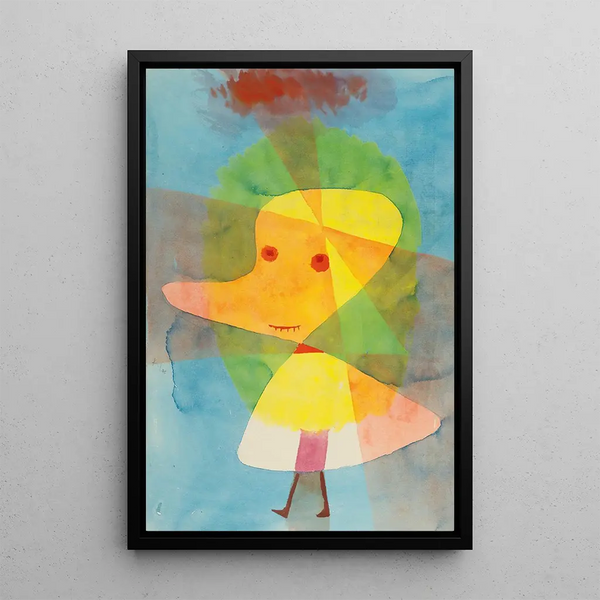 Mały duch ogrodu - Paul Klee — oprawiony obraz na ścianie