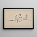 Querelle d'art - Paul Klee — oprawiony obraz na ścianie