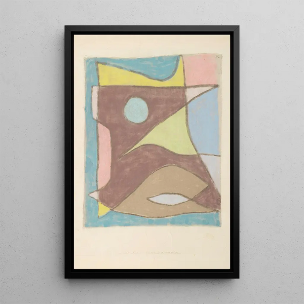 Maska przewodnika podwodnego - Paul Klee — oprawiony obraz na ścianie