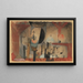 Bez tytułu Pomiar podróży - Paul Klee — oprawiony obraz na ścianie