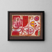 Rumeur - Paul Klee — oprawiony obraz na ścianie