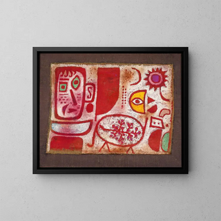 Rumeur - Paul Klee — oprawiony obraz na ścianie