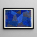 Skały nocą - Paul Klee — oprawiony obraz na ścianie