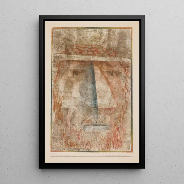 Tête rougeâtre - Paul Klee — oprawiony obraz na ścianie