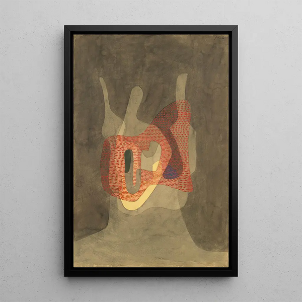 Protectrice - Paul Klee — oprawiony obraz na ścianie